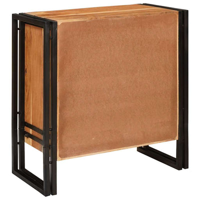 Sivupöytä Ruskea 66 x 33 x 70 cm täysi akaasiapuu