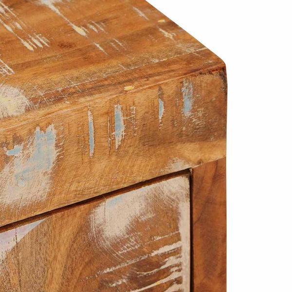 Yöpöytä 2 pcs Ruskea 35 x 33 x 48 cm Kestävä kierrätetty puu