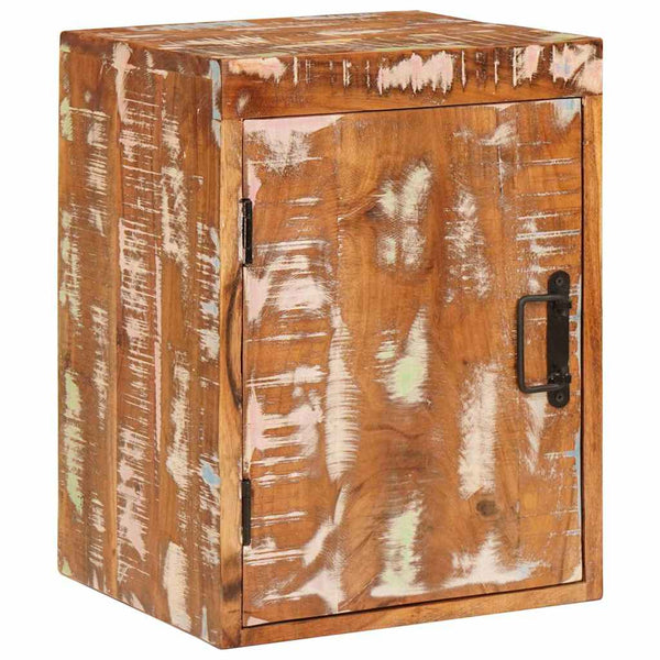 Yöpöytä 2 pcs Ruskea 35 x 33 x 48 cm Kestävä kierrätetty puu