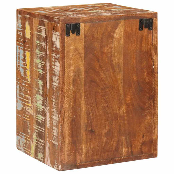 Yöpöytä 2 pcs Ruskea 35 x 33 x 48 cm Kestävä kierrätetty puu