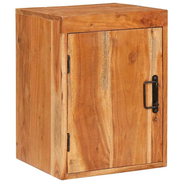 Yöpöytä 2 pcs Ruskea 35 x 33 x 48 cm Kiinteä puu akasia