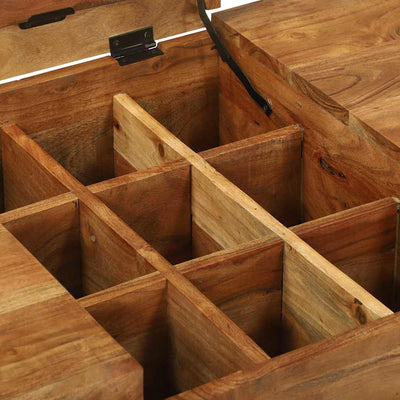 Ruskea makuuhuoneen meikkipöydät Dixie (akaasiapuu)