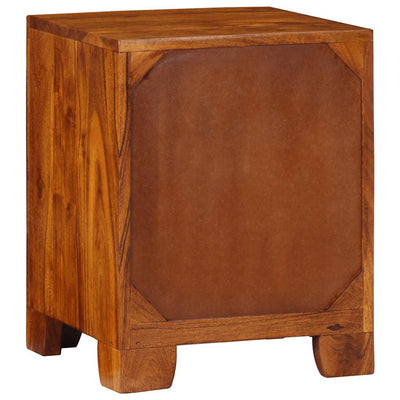 yöpöytäkaappi 2 kpl 35x35x45 cm massiivipuu akaasia