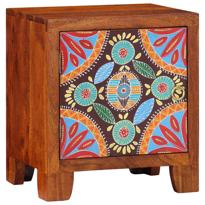 yöpöytäkaappi 2 kpl 40x30x45 cm massiivipuu akaasia