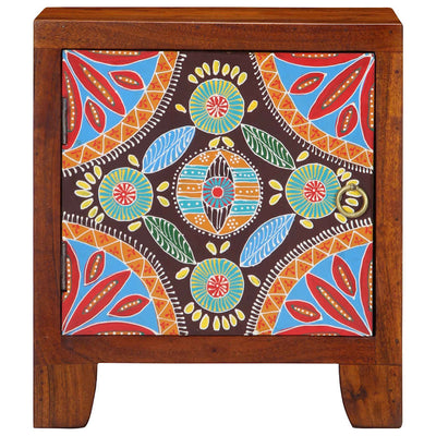 Yöpöytäkaappi Verita 40x30x45cm (2 kpl massiivipuu akaasia)