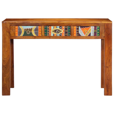 Konsolipöytä 110x35x75 cm täysi akasiapuu