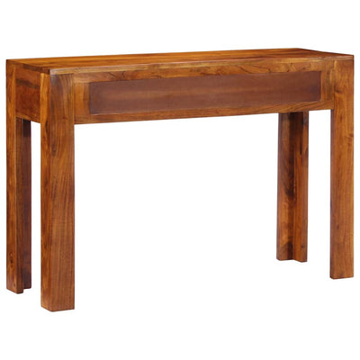 Konsolipöytä 110x35x75 cm täysi akasiapuu