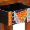 Konsolipöytä 110x35x75 cm täysi akasiapuu