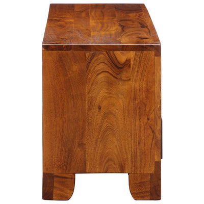 Monivärinen tv-kaappi Chiriata 110x30x40 (massiivipuu akaasia)