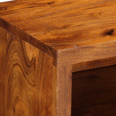 Monivärinen tv-kaappi Chiriata 110x30x40 (massiivipuu akaasia)