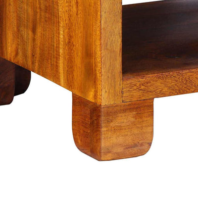 Sivupöytä Monivärinen 40 x 35 x 45 cm täysi akaasiapuu