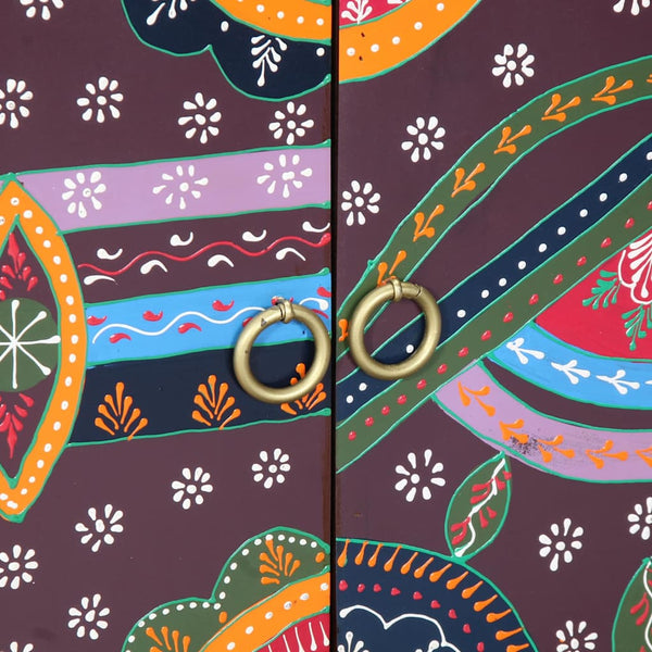 Kenkäkaappi hyllyllä Ruskea 55 x 35 x 75 cm Tiheä akasiapuu
