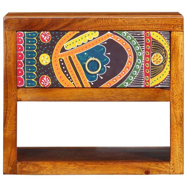 Yöpöytäkaappi Ruskea 40 x 35 x 35 cm täysi akaasiapuu