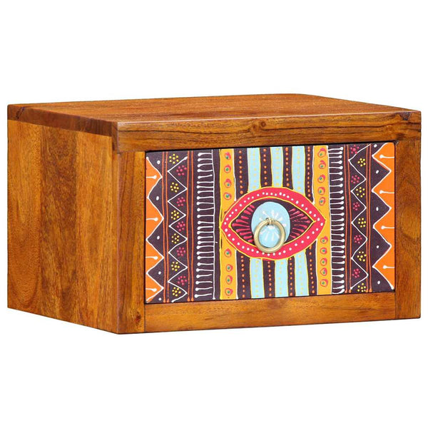 Yöpöytäkaappi 2 pcs Ruskea 35 x 30 x 22 cm täysi akaasiapuu