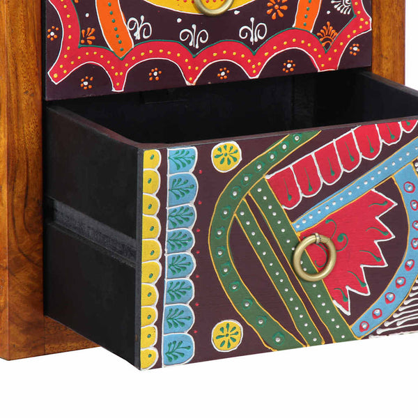 Yöpöytäkaappi Ruskea 35 x 30 x 40 cm täysi akaasiapuu