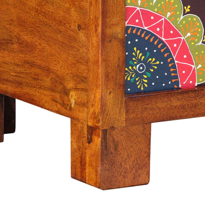 Säilytyslaatikko Monivärinen 50 x 30 x 40 cm täysi akaasiapuu