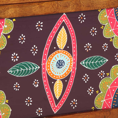 Säilytyslaatikko Monivärinen 50 x 30 x 40 cm täysi akaasiapuu