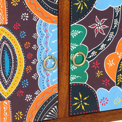 Kenkäpenkki Hunajanruskea 100 x 35 x 45 cm täysi akaasiapuu