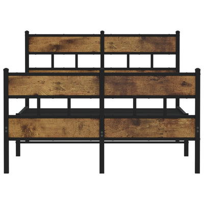 Savutammi metallinen sängynrunko ilman patjaa Tihamer 120x190cm