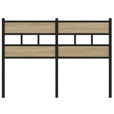 Sonoma tammi sängynpääty Corean 120cm (rauta ja puu)