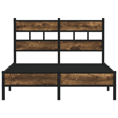 Savutammi sängynrunko ilman patjaa päädyllä Tihamer 120x200cm