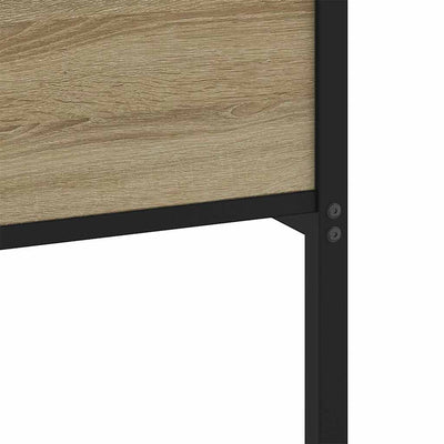 Sonoma-tammi sängynrunko ilman patjaa Tihamer 80x200cm (puinen)