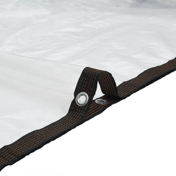 kirkas suojapeite silmukoilla 1x12 m polyeteeniä