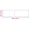 kirkas suojapeite silmukoilla 1x12 m PVC