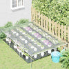 kirkas suojapeite silmukoilla 2x3 m PVC