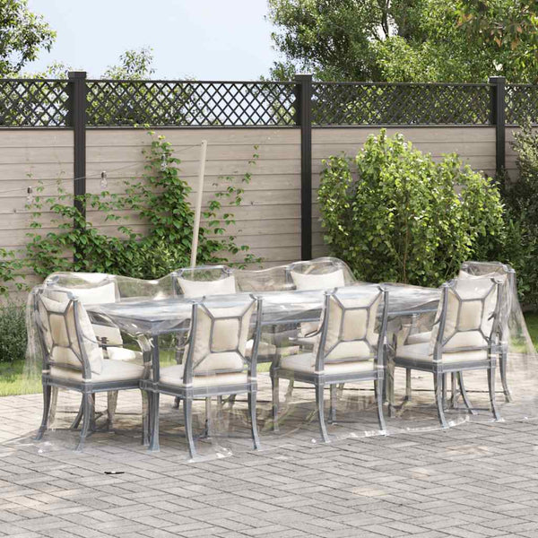kirkas suojapeite silmukoilla 2x5 m PVC