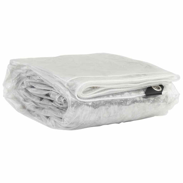 kirkas suojapeite silmukoilla 2x6 m PVC