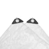 kirkas suojapeite silmukoilla 3x8 m PVC