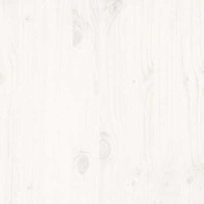 Sängynrunko ilman patjaa valkoinen 140x190 cm täysi mänty