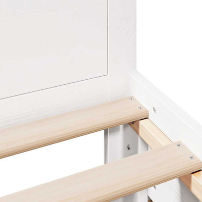 Valk sängynrunko ilman patjaa päädyllä Eduars 90x190cm (mänty)