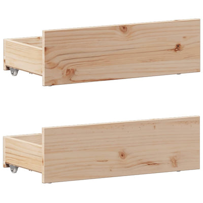Sänky kirjahyllyllä ilman patjaa 75x190 cm täysi mänty