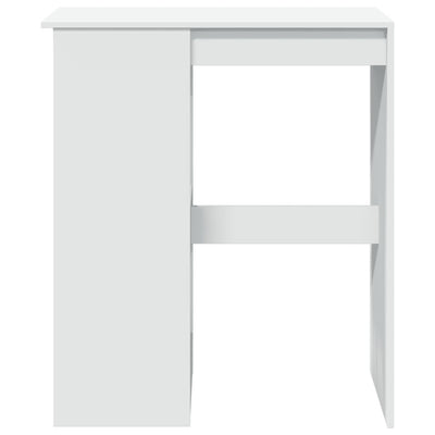 Valkoinen baaripöytä telineellä Spencer 90x47,5x103,5cm (puinen)