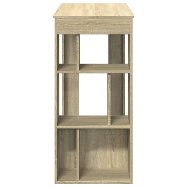 Baaripöytä/telineet Sonoma-tammi 102x50x103,5 cm tekninen puu
