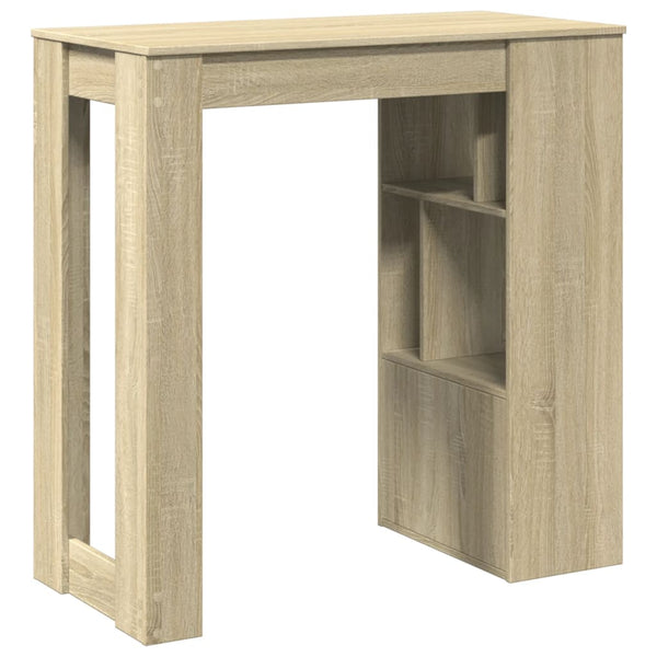 Baaripöytä/telineet Sonoma-tammi 102x50x103,5 cm tekninen puu