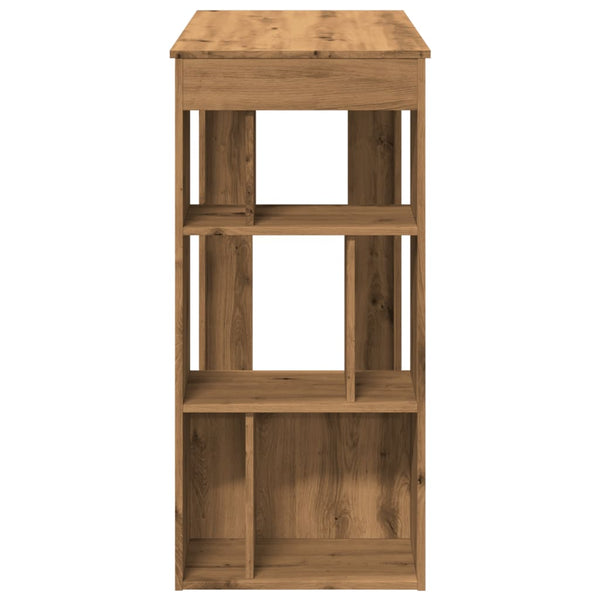 Baaripöytä/telineet artesaani tammi 102x50x103,5cm tekninen puu