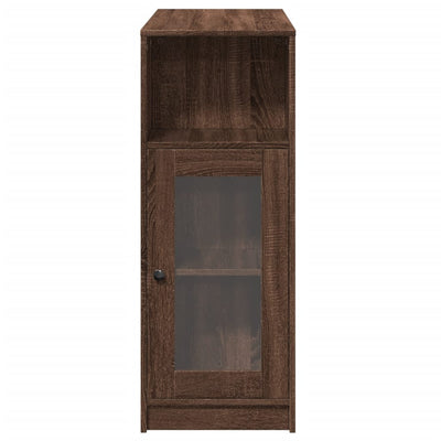 Ruskea tammi baaripöytä/telineet Rozmalin 101x40x103,5cm (puinen)