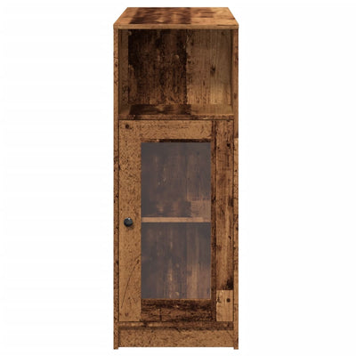 Baaripöytä/telineet vanha puu 101x40x103,5 cm tekninen puu