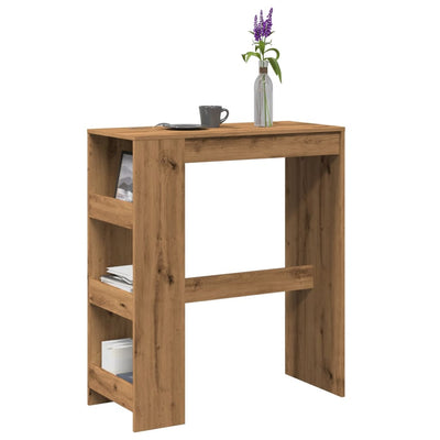Baaripöytä/telineet artesaani tammi 90x40x103,5 tekninen puu
