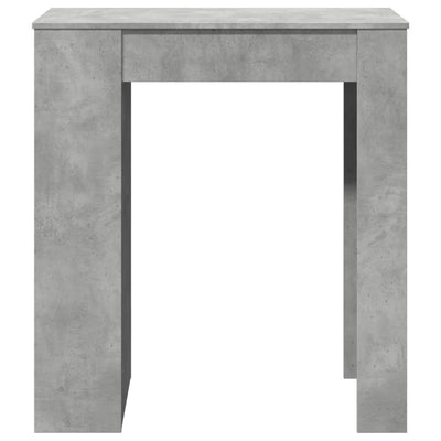 Baaripöytä/telineet betoninharmaa 95x47x103,5 cm tekninen puu