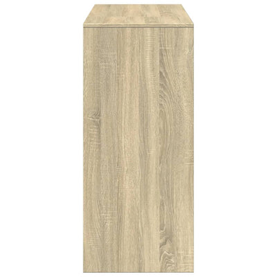 Baaripöytä/hyllyt Sonoma-tammi 124x46x103,5 cm tekninen puu