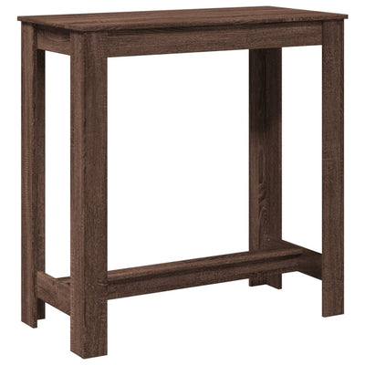 Baaripöytä ruskea tammi 102x50x103,5 cm tekninen puu
