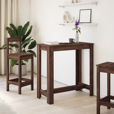 Ruskea baaripöytä Talita 102x50x103,5cm (puinen)