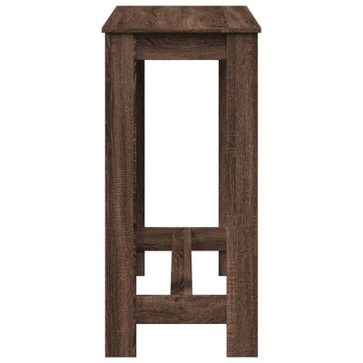 Baaripöytä ruskea tammi 102x50x103,5 cm tekninen puu