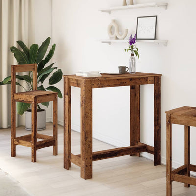 Vanha puu baaripöytä Talita 102x50x103,5cm (puinen)