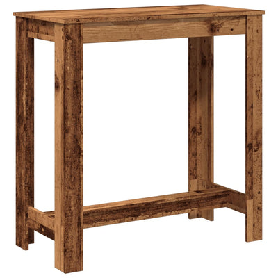 Baaripöytä vanha puu 102x50x103,5 cm tekninen puu
