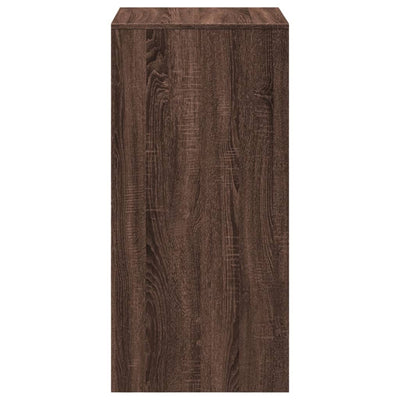 Baaripöytä ruskea 51x50x103,5 cm tekninen puu